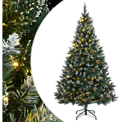 vidaXL Umjetno božićno drvce s 300 LED žarulja 210 cm Cene