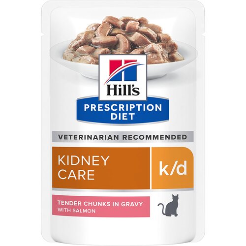 Hill’s Prescription Diet k/d Kidney Care - 24 x 85 g (losos) Cene