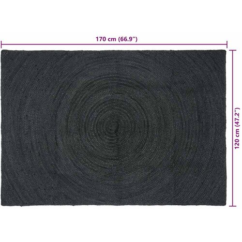 Tepisi za područja Tamnosiva 120 x 170 cm Juta Slike