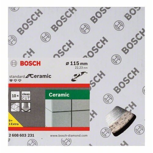 Bosch Dijamantska rezna ploča Standard for Ceramic 2608603231, 115 x 22,23 x 1,6 x 7 mm, 1 komad Cene