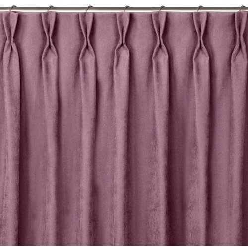  Curtain MILANA color lilac style classic flex 9.5 cm with double pleat chenille 220x270 HOMEDE Cene