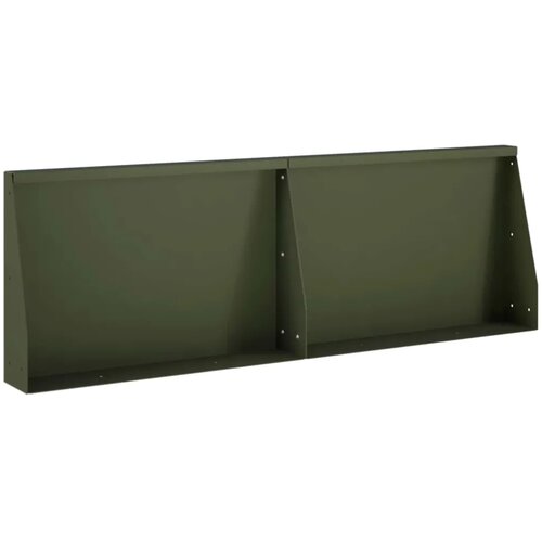  Zid za zadržavanje 2 kom. 60 x 12 x 30 cm Čelik - Maslinastozelena 60 x 12 x 30 cm 2 x Ravno Cijene