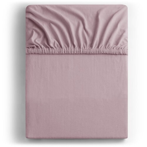 Restilo Prašno rožnata napenjalna rjuha iz jerseyja 180x200 cm Amber – Cene