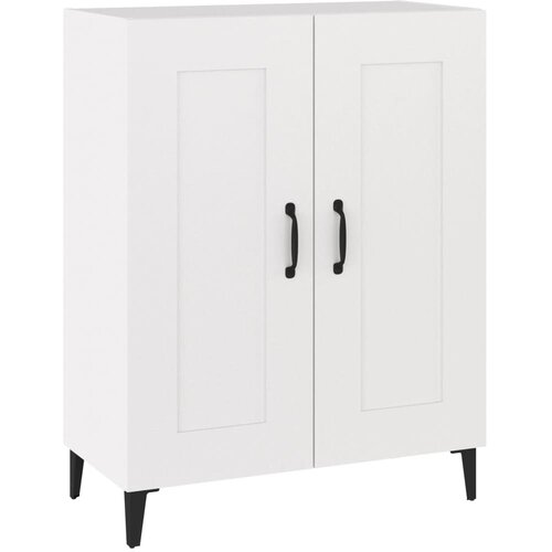  Komoda bijela 69,5 x 34 x 90 cm od konstruiranog drva Slike
