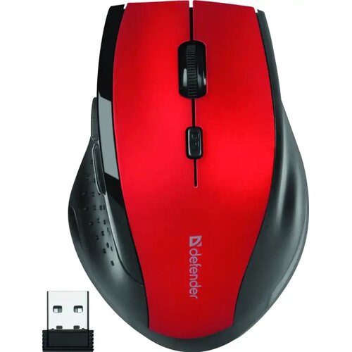 Defender Accura MM-365 črno/rdeča brezžična miška, (5000334509) Cene