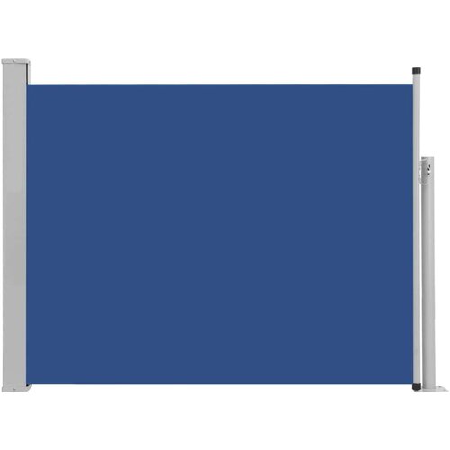  Uvlačiva bočna tenda za terasu 140 x 500 cm plava Slike