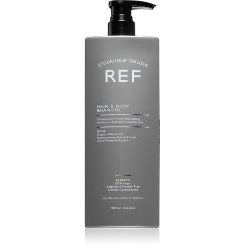 REF Hair &amp;amp; Body &amp;scaron;ampon i gel za tu&amp;scaron;iranje 2 u 1 1000 ml Slike