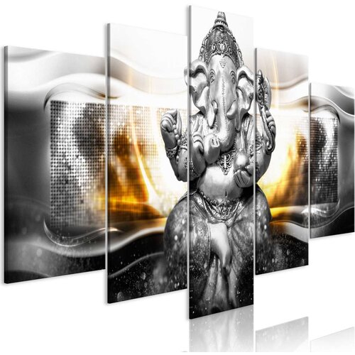  Slika - Buddha Style (5 Parts) Silver Wide 100x50 Slike