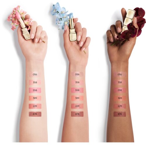 Guerlain KissKiss Bee Glow hranilni in vlažilni balzam za ustnice odtenek 358 Pearly Rose 3.2 g Slike