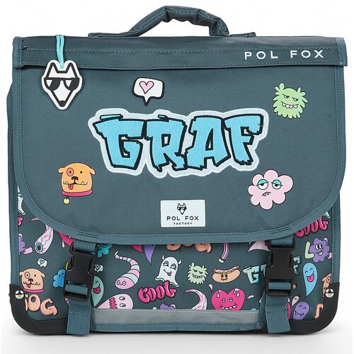 Pol Fox CARTABLE 38 CM STREET ART Siva Slike
