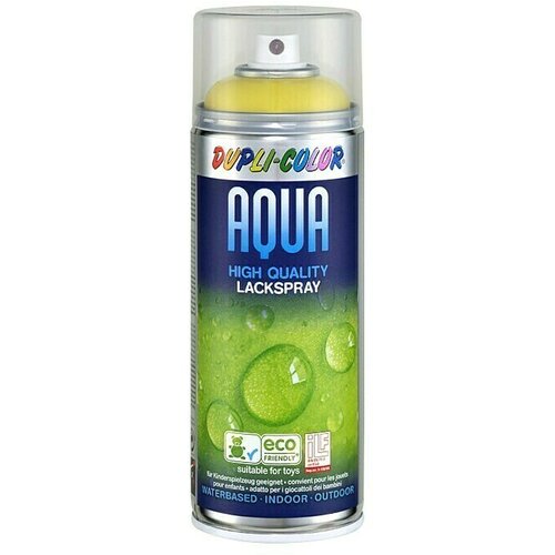 Dupli color Aqua Lak u spreju (Repica žute boje, Visokog sjaja, 350 ml) Slike