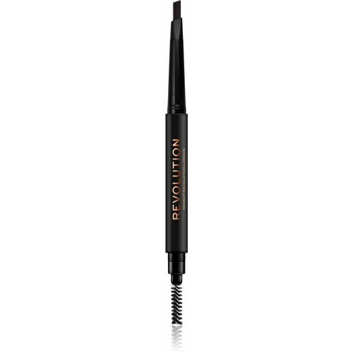 Makeup Revolution Revolution Duo Brow olovka za obrve Dark Brown 0,25g Cene