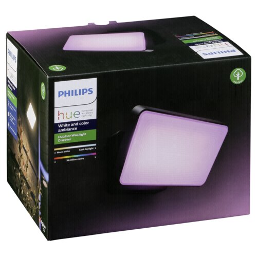 Philips Hue Discover LED Floodlight black - zidna svjetiljka Cijene