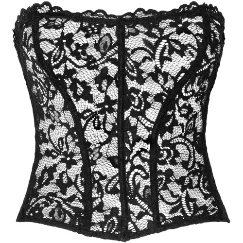 Noir Handmade - Čipkasti korzet (crni) Cijene