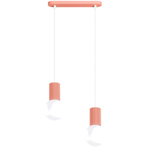 Sollux Lighting Viseča svetilka HALO 2L breskova, (5000352113) Slike