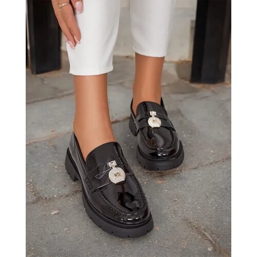 Resti Women's lacquered moccasins Bemies Cene
