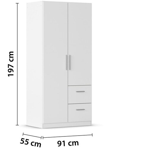 Home24 OMARA S KLASIČNIMI VRATI, bela Slike