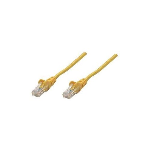 Intellinet 730808 RJ45 omrežni kabel\, Patch kabel CAT 6 U/UTP 0.25 m rumena 1 kos, (20419817) Slike