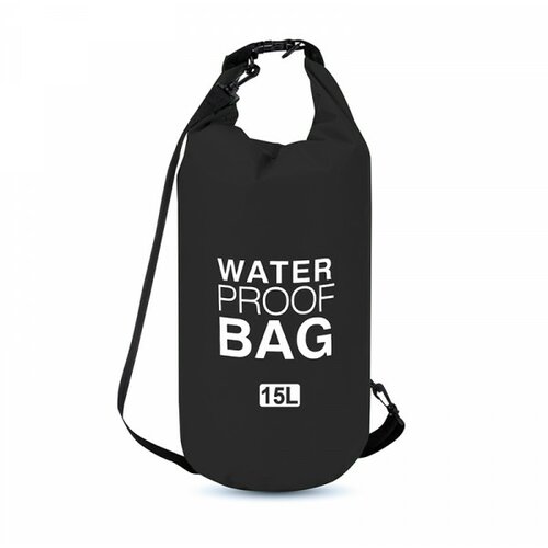 MS Industrial vodootporna torba dry bag 15L crna Cene