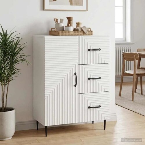 vidaXL Kreveta Bijela 66 x 34 5 x 89 5 cm Konstruirano drvo - Bijela Cijene