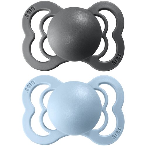 Bibs ortodontska duda supreme latex iron & baby blue Cene