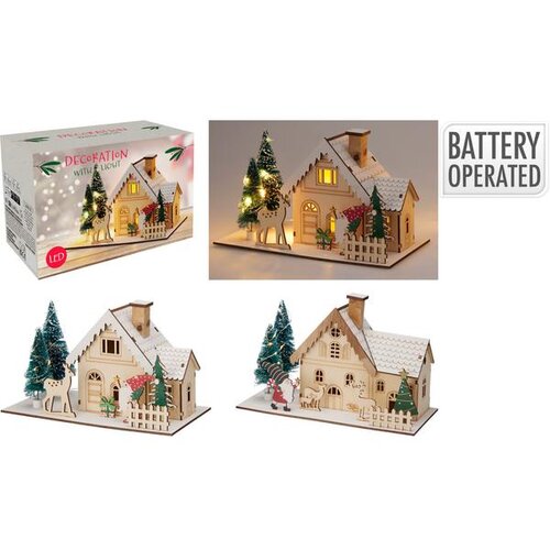 Dekoracija KUĆA S LED RASVJETOM SORTO Cijene