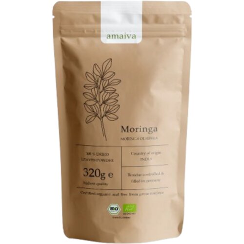 Amaiva Bio moringa v prahu - 320 g Slike