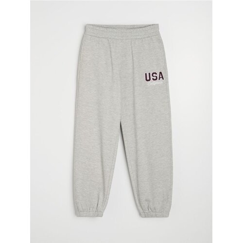 Sinsay Dres hlače jogger s izvezenim natpisom USA Cijene
