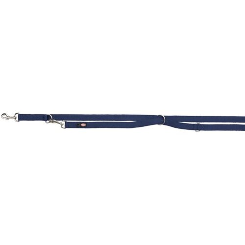 Trixie premium podesivi dvoslojni povodac l-xl 200cm/25mm &amp;ndash; indigo Slike