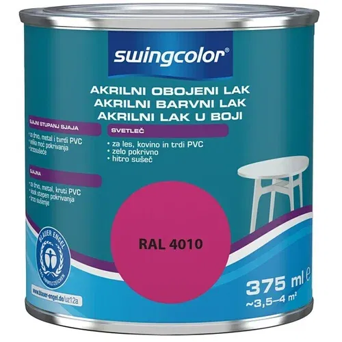 SWINGCOLOR Lak u boji 2u1 (Boja: Roze boje, 375 ml)