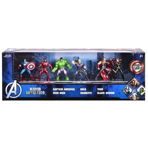 Jada Toys Marvel: Metalfigs Nano Osvetnici metalna figura set 6 komada - Simba Toys Slike