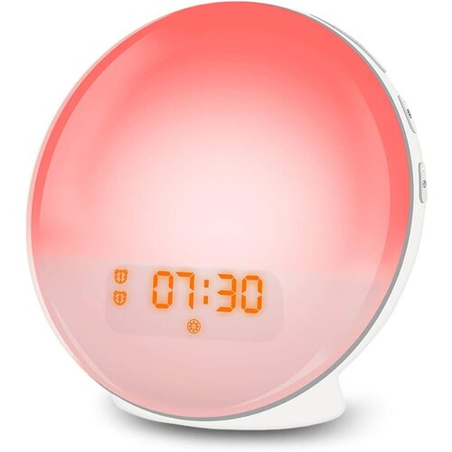 Generic LED budilka, 7 zvokov alarma, digitalna ura, nočna lučka za otroke in odrasle, (21133251) Slike