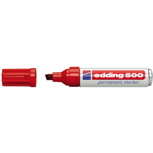 Edding marker permanent E-500 2-7mm crvena Slike