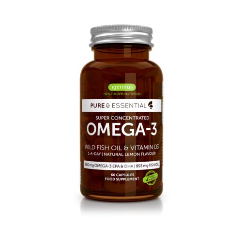 Igennus pure & essential Omega-3 wild fish oil & D3 Cene