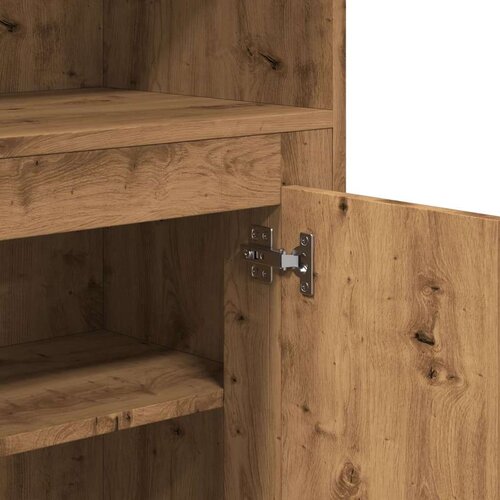 VidaXL Visoka komoda boja hrasta 60x35,5x103,5 cm konstruirano drvo Slike