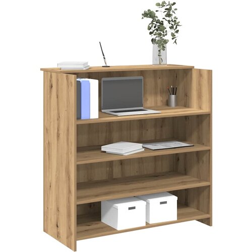 VidaXL Recepcijski stol 100x50x103,5 cm od konstruiranog drva Slike