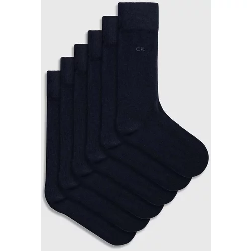 Calvin Klein Čarape 6-pack za muškarce, boja: tamno plava, 701220505