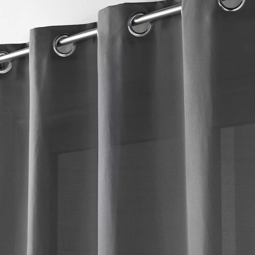 Douceur d int&amp;eacute;rieur Antracitno siva zavesa iz mikrovlaken 140x280 cm Absolu &amp;ndash; Slike