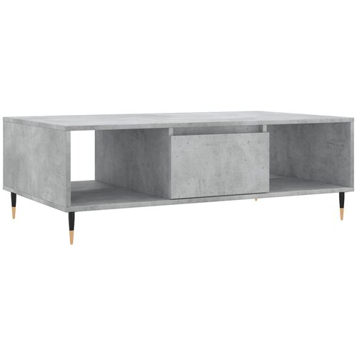  Stolić za kavu siva boja betona 104x60x35 cm konstruirano drvo Slike