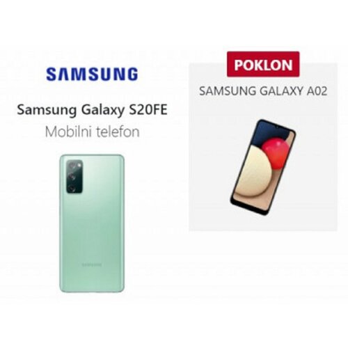Samsung Galaxy S20 FE 6GB/128GB Cloud Mint + A02s mobilni telefon Slike