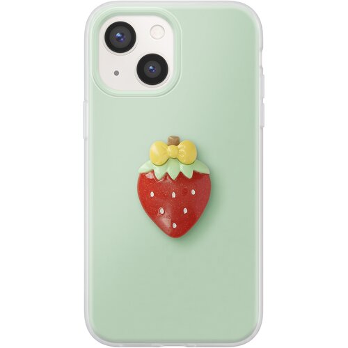 AVIZAR Ovitek za iPhone 13 s 3D motivom jagode in dvignjenim robom, Zelena, (5000274333) Cene