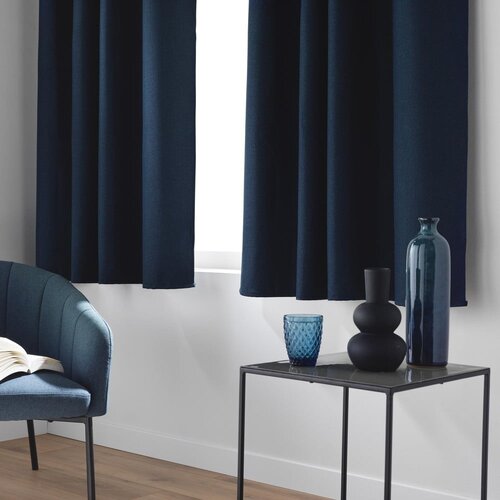 Douceur d int&amp;eacute;rieur Tamno plava zatamnjujuća zavjesa 140x180 cm Crepuscule &amp;ndash; Slike