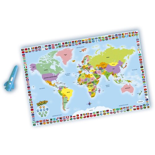 Zanzoon Dru&amp;scaron;tvena igra karta svijeta- MyMap World Tour 4724115 Slike