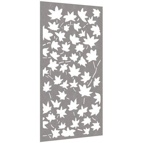  Vrtni zidni ukras 105x55 cm čelik CORTEN uzorak javorovog li&amp;scaron;ća Slike