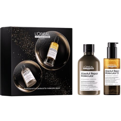 L&amp;acute;Or&amp;eacute;al Paris Serie Expert Absolut Repair Molecular poklon set s hranjivim učinkom Slike