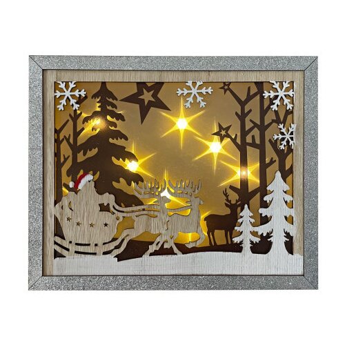 Denis drvena LED slika dekoracija 30x24cm 40-804000 Cene