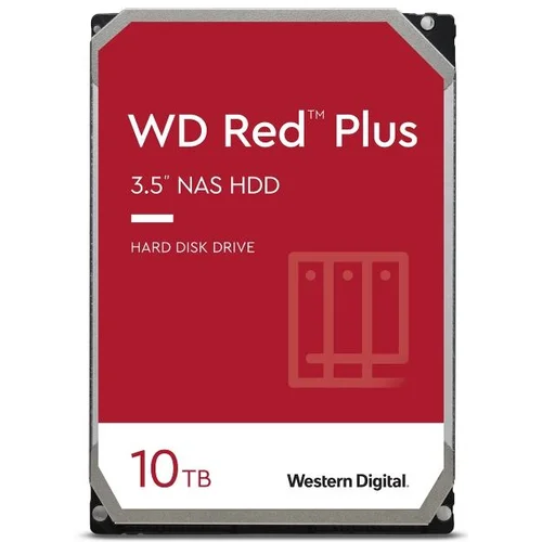 Western Digital Interni WD Red™ Plus NAS (CMR) 10TB 3,5" SATA WD101EFBX