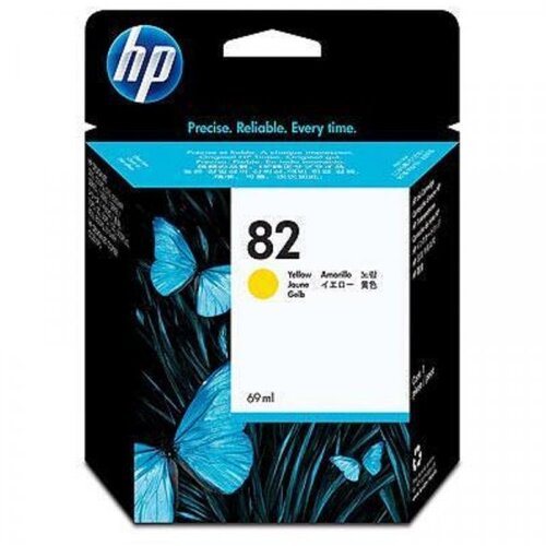 HP ČRNILO 82 RUMENO ZA DSJ 800/815/500/520 69ml C4913A Cene