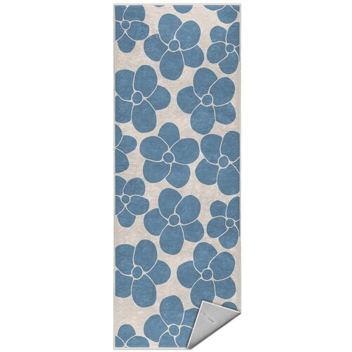Mila Home Moder pralen tekač 60x230 cm Blue Meadow – Cene