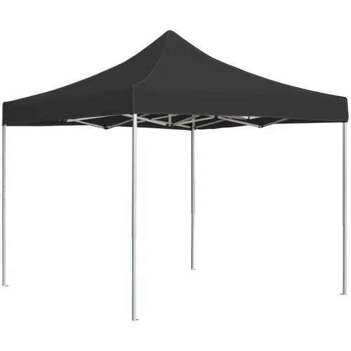 vidaXL Profesionalen zložljiv vrtni šotor aluminij 2x2 m antraciten